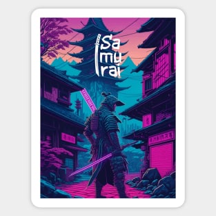 Futuristic Samurai: A Journey Through Time and Tradition Sticker